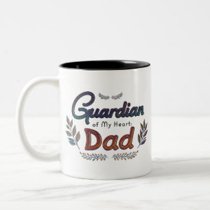 Café Em Dois Tons Guardião do Meu Coração: Papai – Caneca de Duas Co