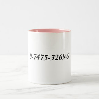 Café Em Dois Tons "Harry Potter & a caneca de pedra do ISBN do