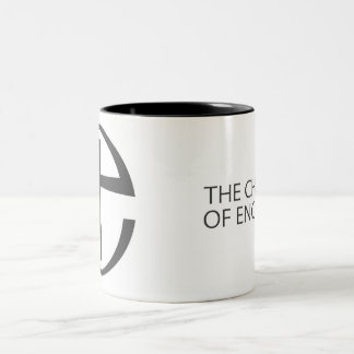 Café Em Dois Tons Igreja de Inglaterra - caneca do chá/café