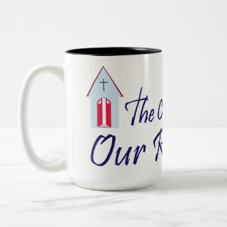 Café Em Dois Tons Igreja de nosso design 2 da caneca do redentor