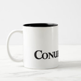 Café Em Dois Tons Logotipo da imprensa de Conure - caneca