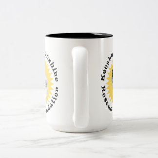 Café Em Dois Tons Logotipo de KSRF caneca de 15 onças