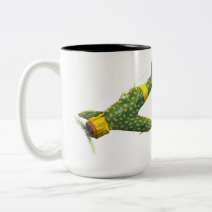 Café Em Dois Tons Macchi C.200 caneca de avião Saetta
