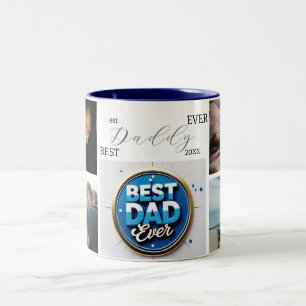 Café Em Dois Tons Melhor Pai De Sempre! Personalizada caneca do Dia