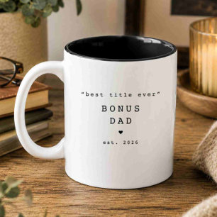 Café Em Dois Tons Melhor Título de Todos os Tempos Caneca Personaliz