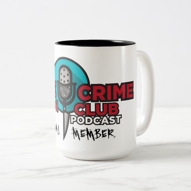 Café Em Dois Tons Membro oficial - caneca de TCFC (Frente Esquerda)