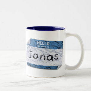 Café Em Dois Tons meu nome é caneca de Jonas