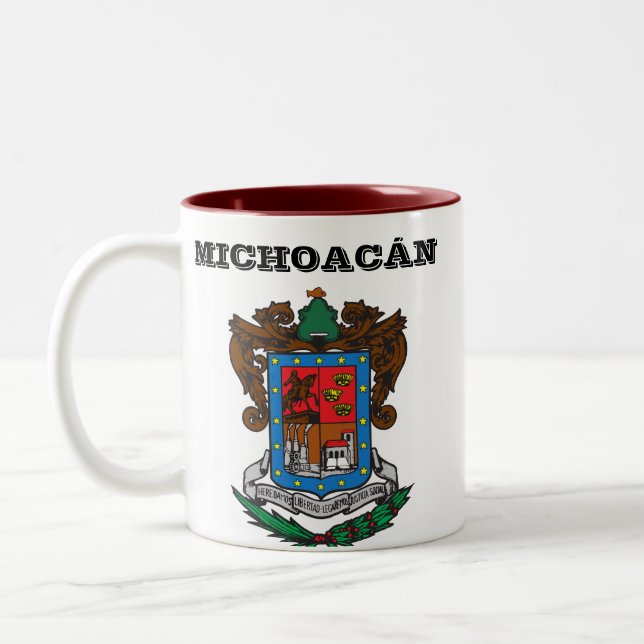 Café Em Dois Tons Michoacan, caneca de México (Esquerda)