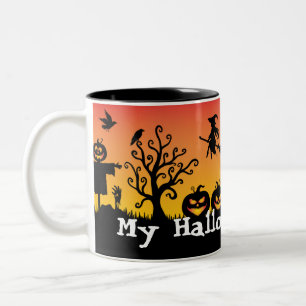 Café Em Dois Tons Minha Caneca de Halloween