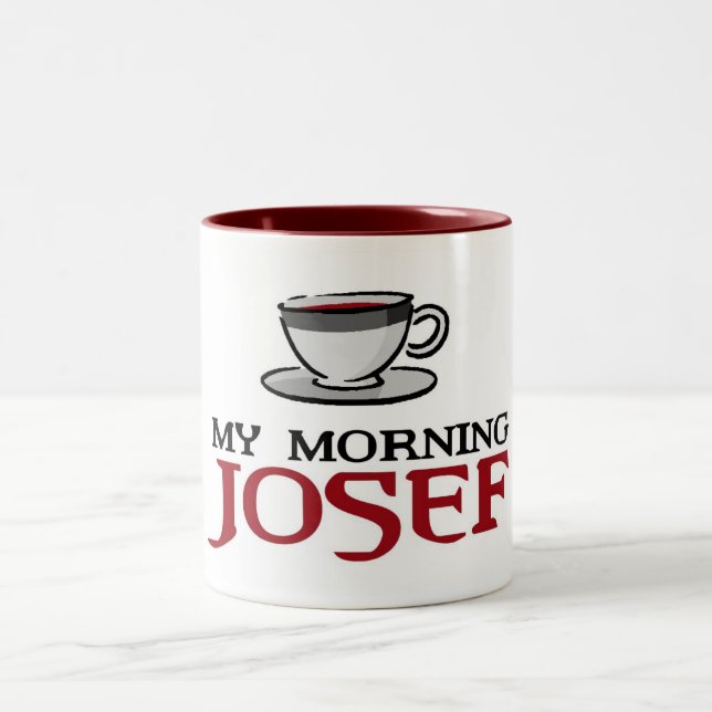 Café Em Dois Tons Minha caneca de Josef da manhã (Centro)