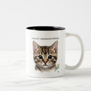 Café Em Dois Tons Não Sou Uma Pessoa Matutina Caneca Engraçada de Ga