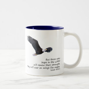 Café Em Dois Tons Nas Asas Como A Caneca De Eagles