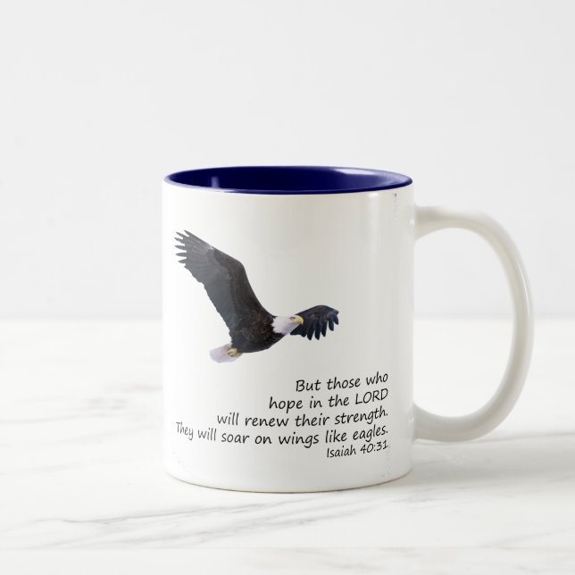 Café Em Dois Tons Nas Asas Como A Caneca De Eagles (Direita)
