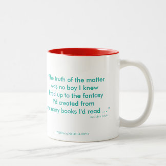 Café Em Dois Tons Nenhum menino que eu conheci! Caneca do coração de
