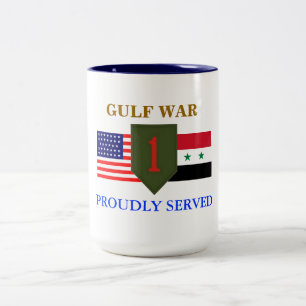 Café Em Dois Tons ø CANECA da GUERRA DO GOLFO da DIVISÃO de