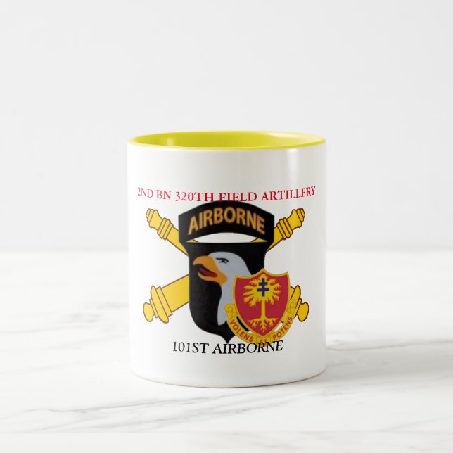 Café Em Dois Tons ò CANECA de ABN da ARTILHARIA DE EXÉRCITO DE (Centro)