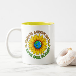 Café Em Dois Tons O clima março do pessoa para a caneca do copo de