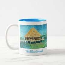 O coco azul - Bocas Del caneca de Toro, Panamá