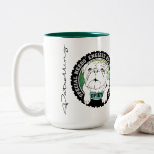 Café Em Dois Tons O salvamento de OSNEB Dois-Tonificou a caneca