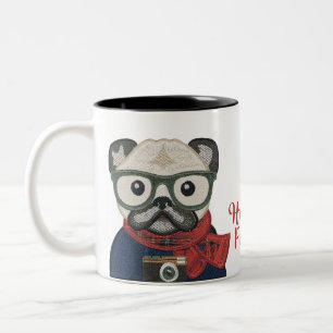 Café Em Dois Tons Olá! caneca de sexta-feira