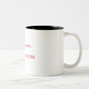 Café Em Dois Tons onde todo começou… ROSEDALE, CANECA de NEW YORK