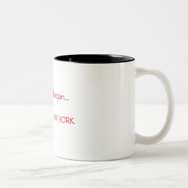 Café Em Dois Tons onde todo começou… ROSEDALE, CANECA de NEW YORK (Direita)