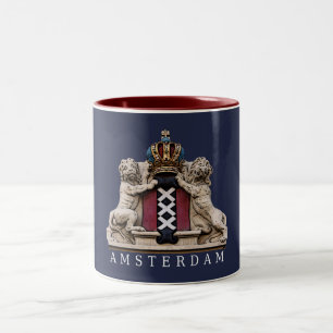 Café Em Dois Tons Os leões de Amsterdão guardam a caneca do 2-Tom 