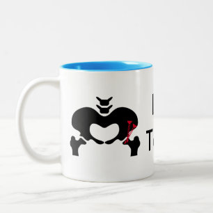 Café Em Dois Tons Osteotomy Peri-acetabular clássico da caneca de