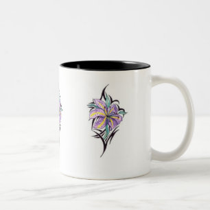 Café Em Dois Tons ouchid caneca cerâmica de duas tonalidades