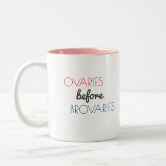 Café Em Dois Tons Ovário antes da caneca de Brovaries