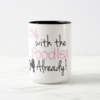 Café Em Dois Tons Oy com da caniche a caneca já - meninas de Gilmore