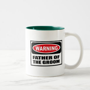 Café Em Dois Tons PAI de advertência da caneca do NOIVO