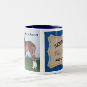Café Em Dois Tons Patriota de NeBros & caneca do sinal