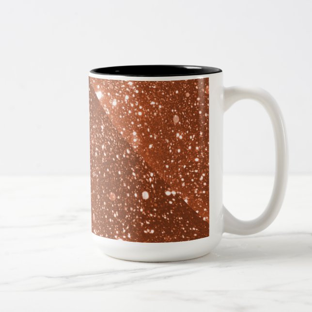 Café Em Dois Tons Peça de cobre de 2 caneca tonada (Direita)