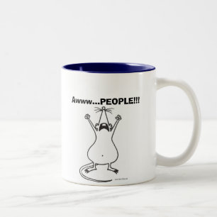 Café Em Dois Tons PESSOAS de Awww…!!! Caneca do rato