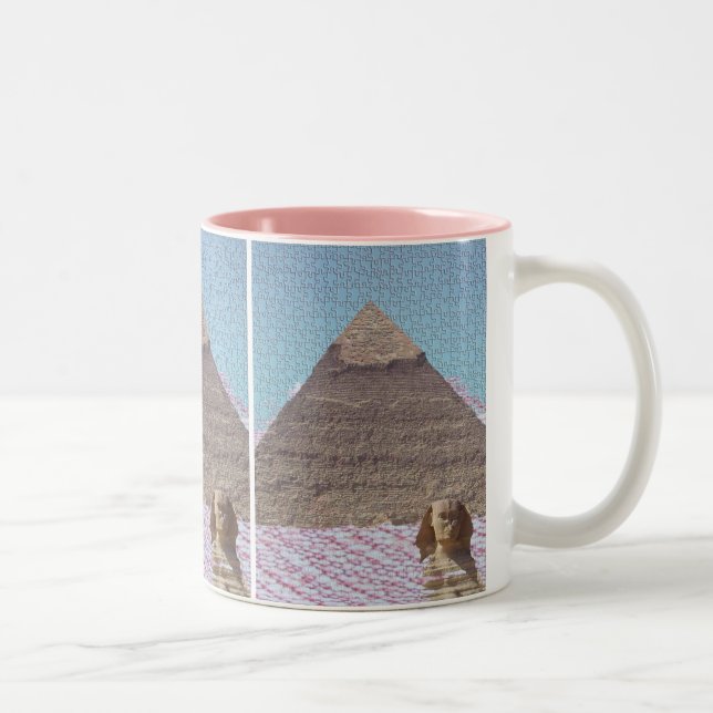 CAFÉ EM DOIS TONS PIRÂMIDE DE KHUFU E CANECA DA ESFINGE (Direita)