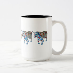 Café Em Dois Tons "Pndo os x e o O'x no boi" caneca de 15 onças