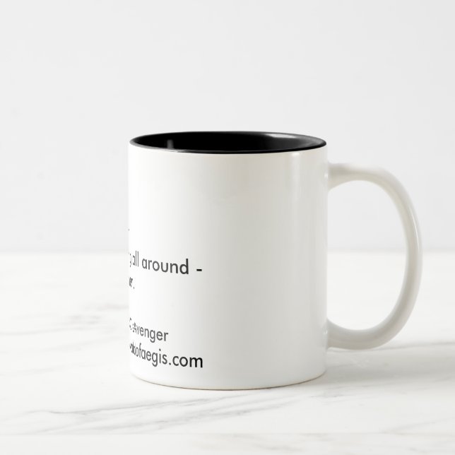 Café Em Dois Tons Poesia do Druid na caneca de Arthouse (Direita)