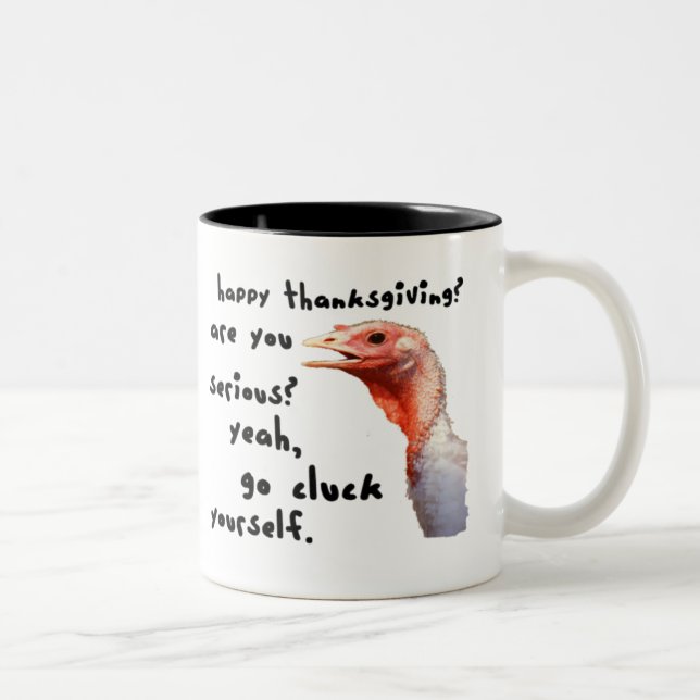 Café Em Dois Tons Presente para o anfitrião: Caneca engraçada de (Direita)