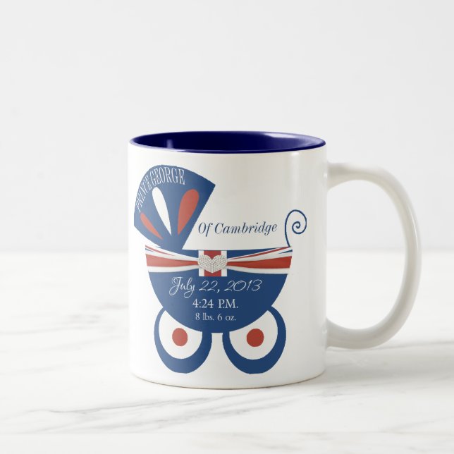 Café Em Dois Tons Príncipe de George da caneca da lembrança de (Direita)