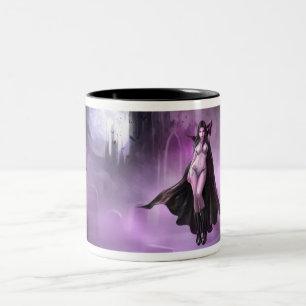 Café Em Dois Tons Rainha do vampiro de Azmodeus, caneca