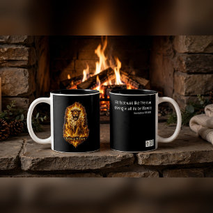 Café Em Dois Tons Reino Luz - Luz da Caneca de Judá