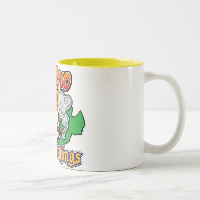 Café Em Dois Tons Reis Charuto Dojo Caneca de Midwest (Direita)