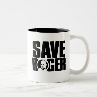 Café Em Dois Tons Salvar a caneca de Roger