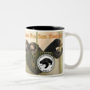 Café Em Dois Tons SALVAR a caneca dos URSOS de THE SUN