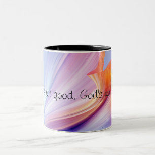 Café Em Dois Tons Se não for feita caneca inspiradora de fé