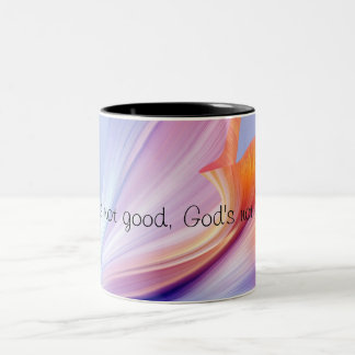 Café Em Dois Tons Se não for feita caneca inspiradora de fé
