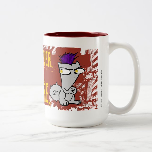 Café Em Dois Tons Sempre que, o que quer que… Caneca de Begley (Direita)