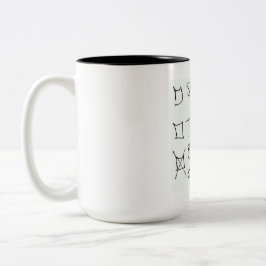 Café Em Dois Tons Seu costume caneca do Dois-Tom de 15 onças