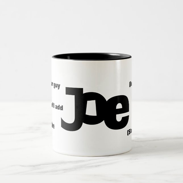 Café Em Dois Tons Significado da caneca de Joe (Centro)